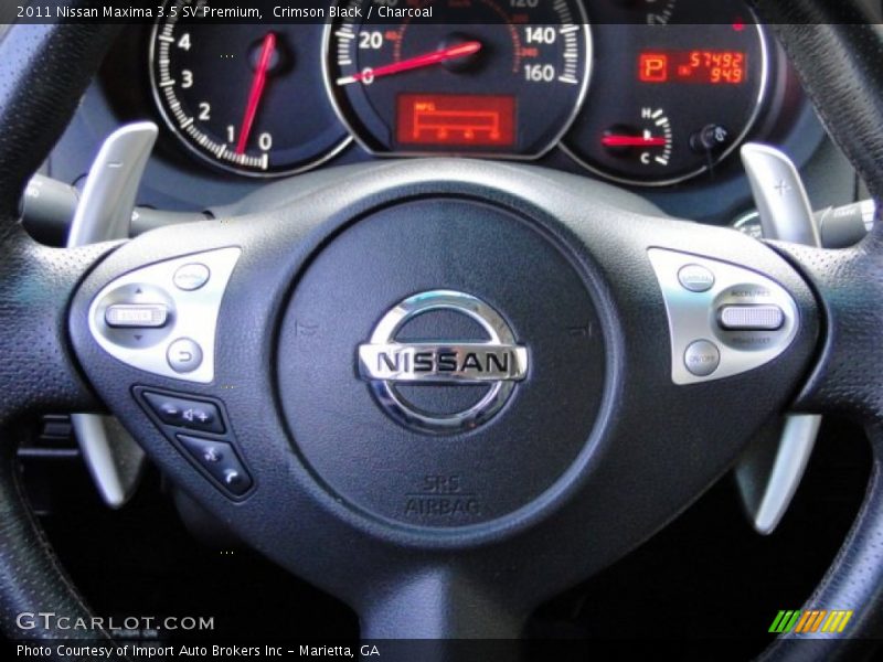 Crimson Black / Charcoal 2011 Nissan Maxima 3.5 SV Premium