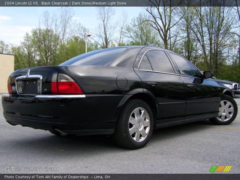 Black Clearcoat / Dark Stone/Medium Light Stone 2004 Lincoln LS V6