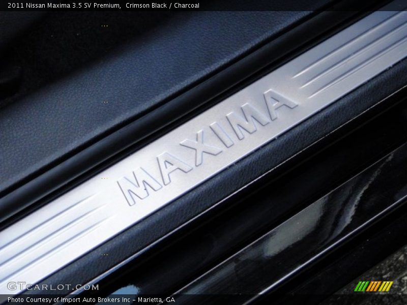 Crimson Black / Charcoal 2011 Nissan Maxima 3.5 SV Premium