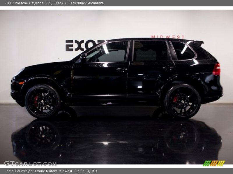 Black / Black/Black Alcantara 2010 Porsche Cayenne GTS