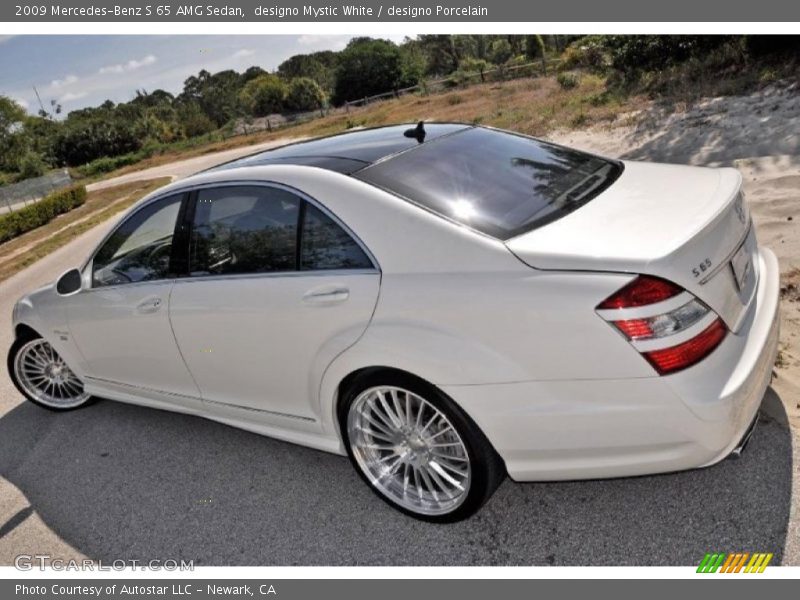 designo Mystic White / designo Porcelain 2009 Mercedes-Benz S 65 AMG Sedan