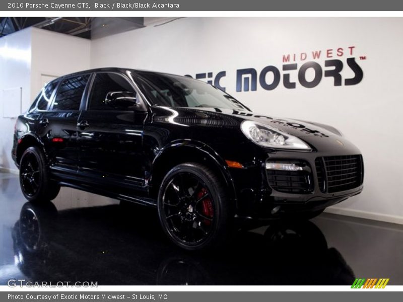 Black / Black/Black Alcantara 2010 Porsche Cayenne GTS