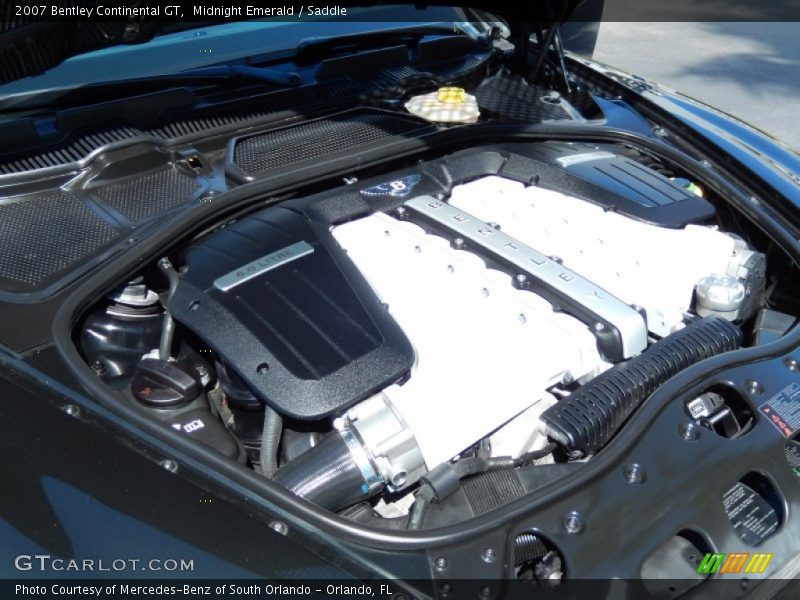  2007 Continental GT  Engine - 6.0L Twin-Turbocharged DOHC 48V VVT W12