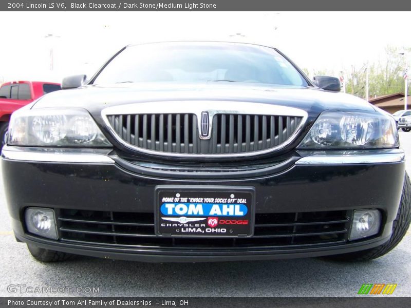 Black Clearcoat / Dark Stone/Medium Light Stone 2004 Lincoln LS V6