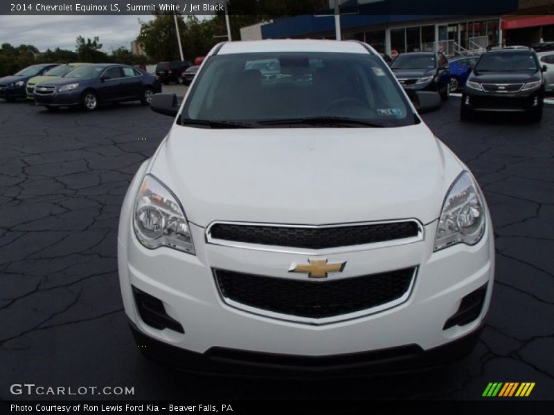 Summit White / Jet Black 2014 Chevrolet Equinox LS