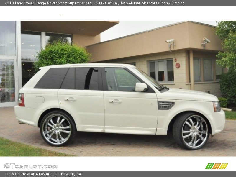 Alaska White / Ivory-Lunar Alcantara/Ebony Stitching 2010 Land Rover Range Rover Sport Supercharged