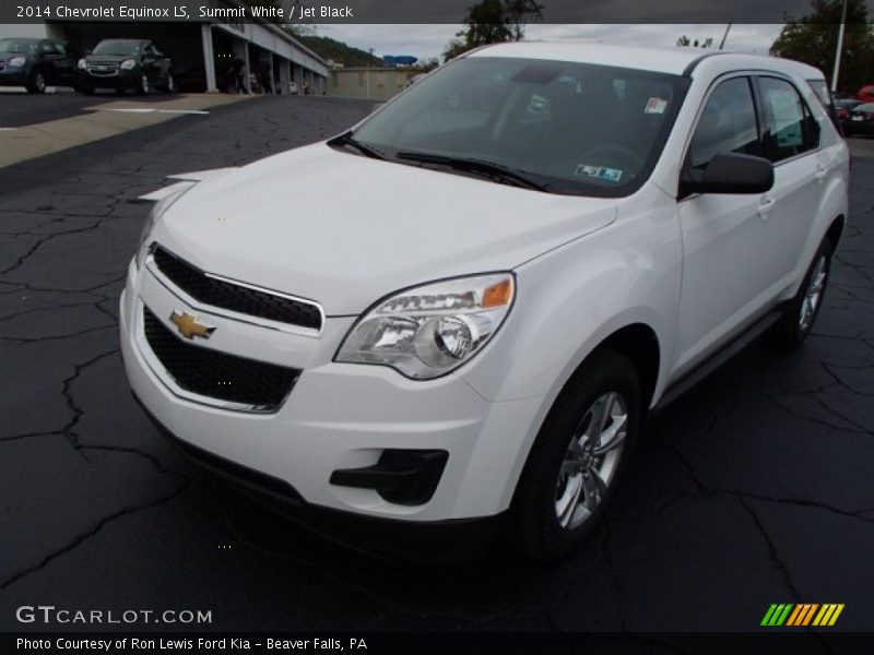 Summit White / Jet Black 2014 Chevrolet Equinox LS