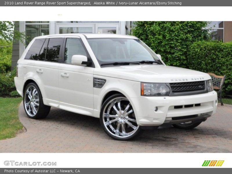 Alaska White / Ivory-Lunar Alcantara/Ebony Stitching 2010 Land Rover Range Rover Sport Supercharged