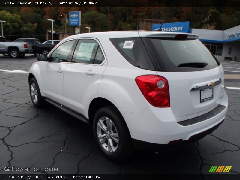 Summit White / Jet Black 2014 Chevrolet Equinox LS