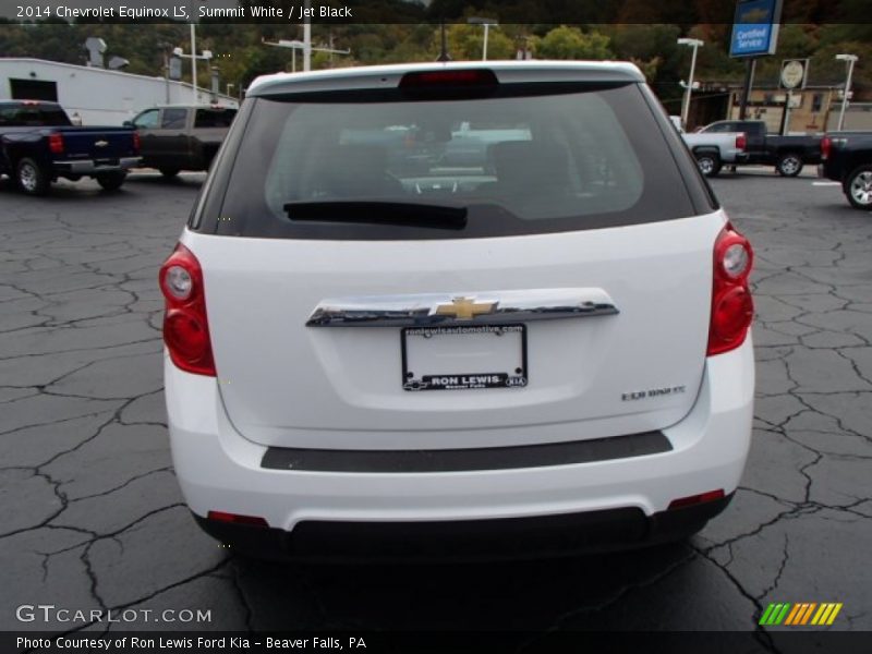 Summit White / Jet Black 2014 Chevrolet Equinox LS