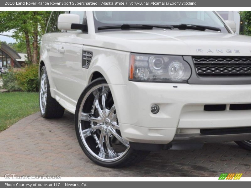 Alaska White / Ivory-Lunar Alcantara/Ebony Stitching 2010 Land Rover Range Rover Sport Supercharged