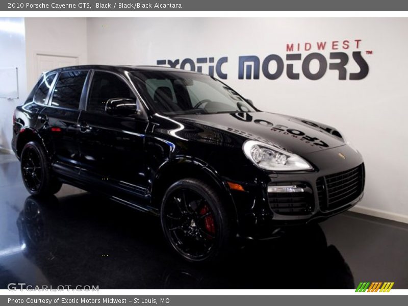 Black / Black/Black Alcantara 2010 Porsche Cayenne GTS