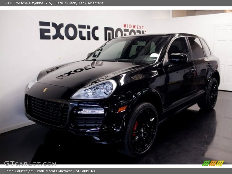 Black / Black/Black Alcantara 2010 Porsche Cayenne GTS