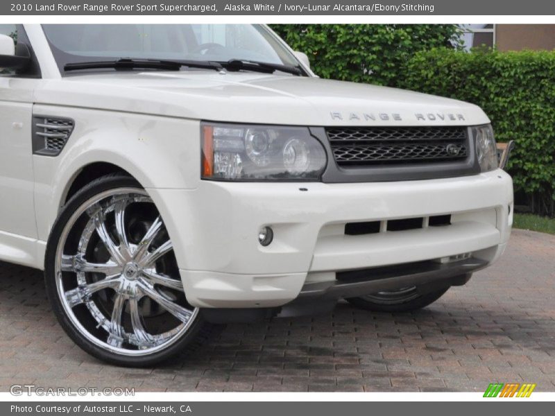 Alaska White / Ivory-Lunar Alcantara/Ebony Stitching 2010 Land Rover Range Rover Sport Supercharged