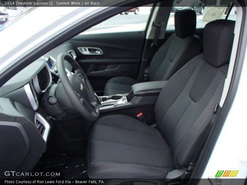 Summit White / Jet Black 2014 Chevrolet Equinox LS