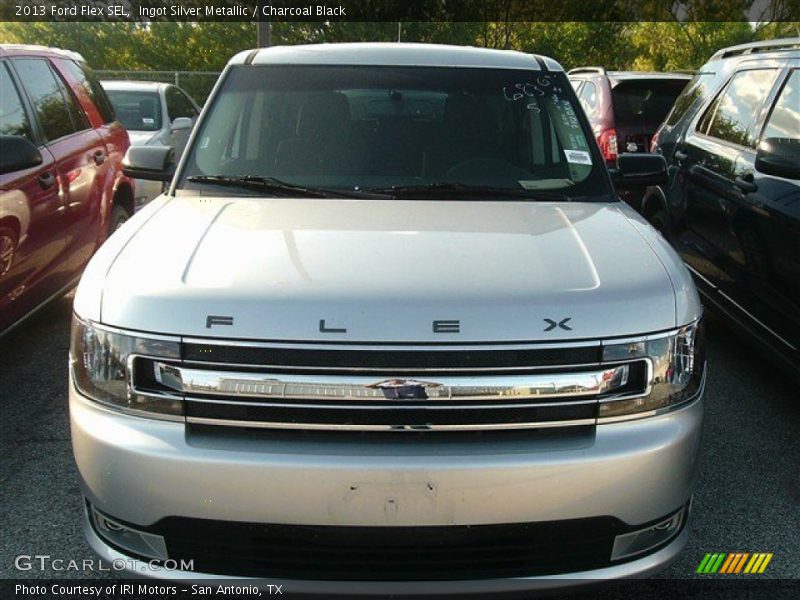 Ingot Silver Metallic / Charcoal Black 2013 Ford Flex SEL