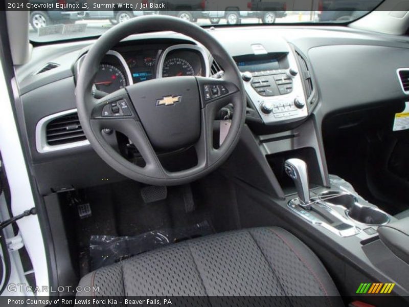 Summit White / Jet Black 2014 Chevrolet Equinox LS