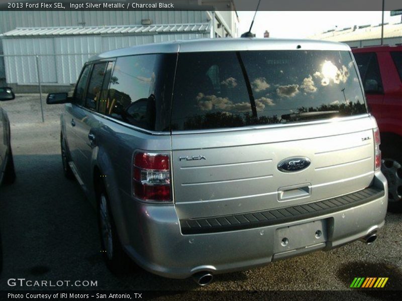 Ingot Silver Metallic / Charcoal Black 2013 Ford Flex SEL