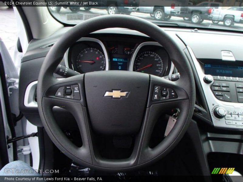 Summit White / Jet Black 2014 Chevrolet Equinox LS