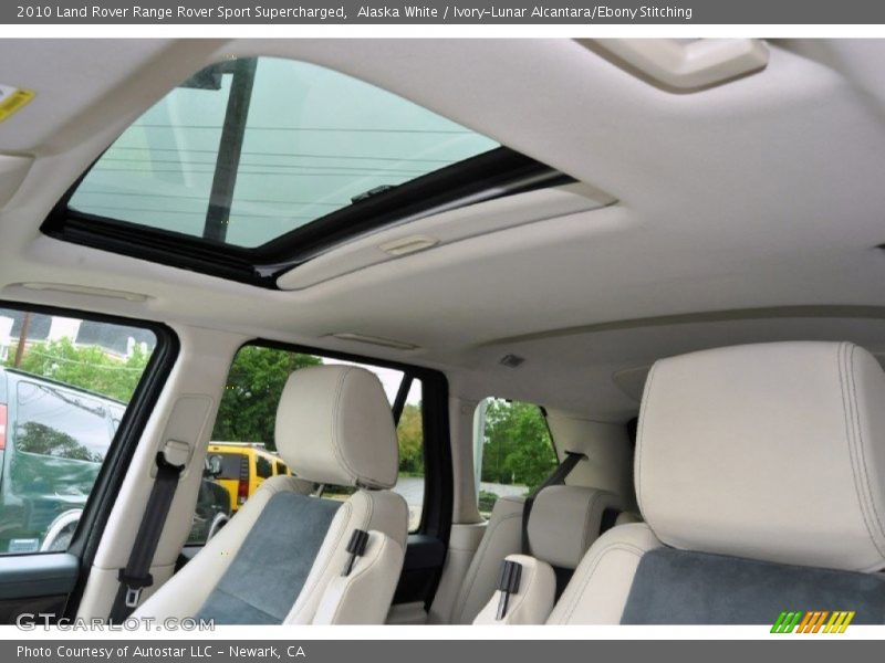 Alaska White / Ivory-Lunar Alcantara/Ebony Stitching 2010 Land Rover Range Rover Sport Supercharged