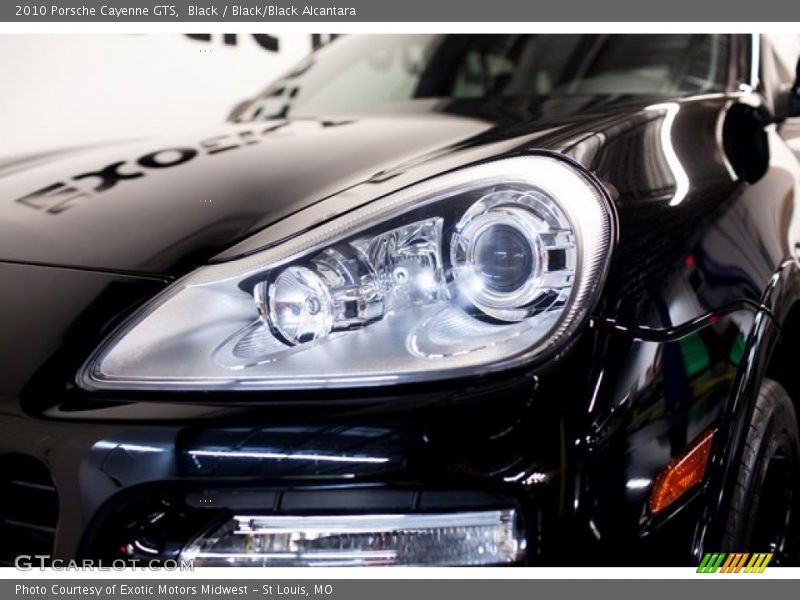 Black / Black/Black Alcantara 2010 Porsche Cayenne GTS