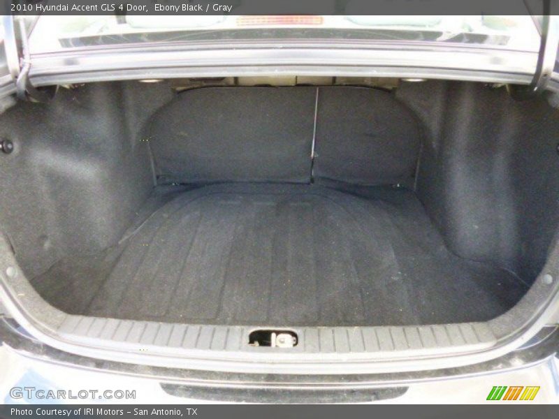 Ebony Black / Gray 2010 Hyundai Accent GLS 4 Door