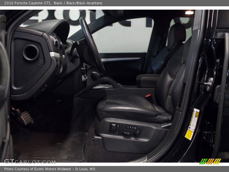 Black / Black/Black Alcantara 2010 Porsche Cayenne GTS
