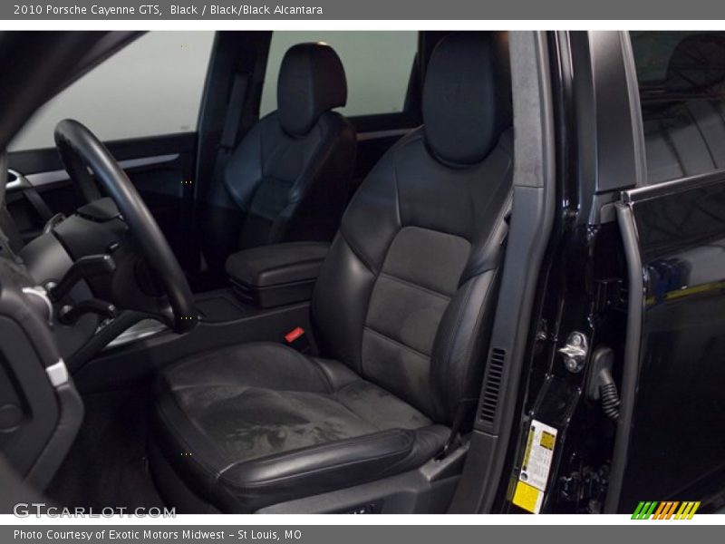 Black / Black/Black Alcantara 2010 Porsche Cayenne GTS