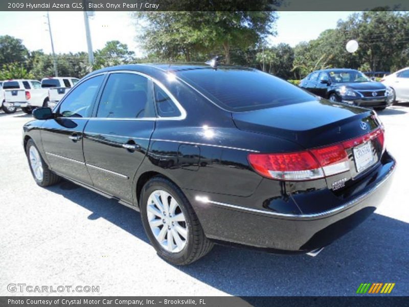 Black Onyx Pearl / Gray 2009 Hyundai Azera GLS