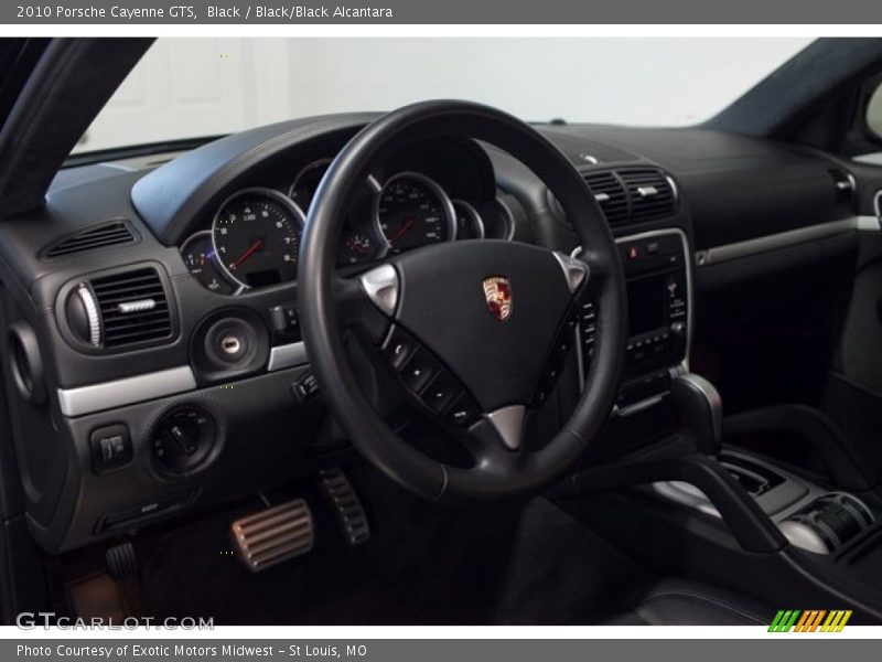 Black / Black/Black Alcantara 2010 Porsche Cayenne GTS
