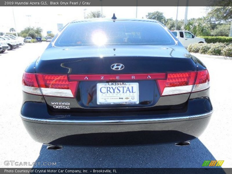Black Onyx Pearl / Gray 2009 Hyundai Azera GLS
