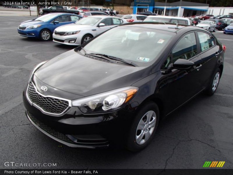 Aurora Black / Gray 2014 Kia Forte LX