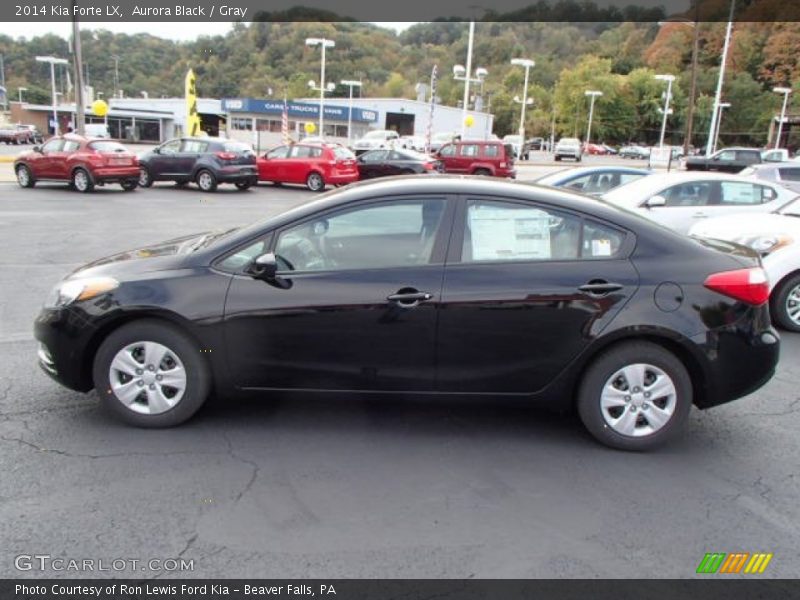 Aurora Black / Gray 2014 Kia Forte LX