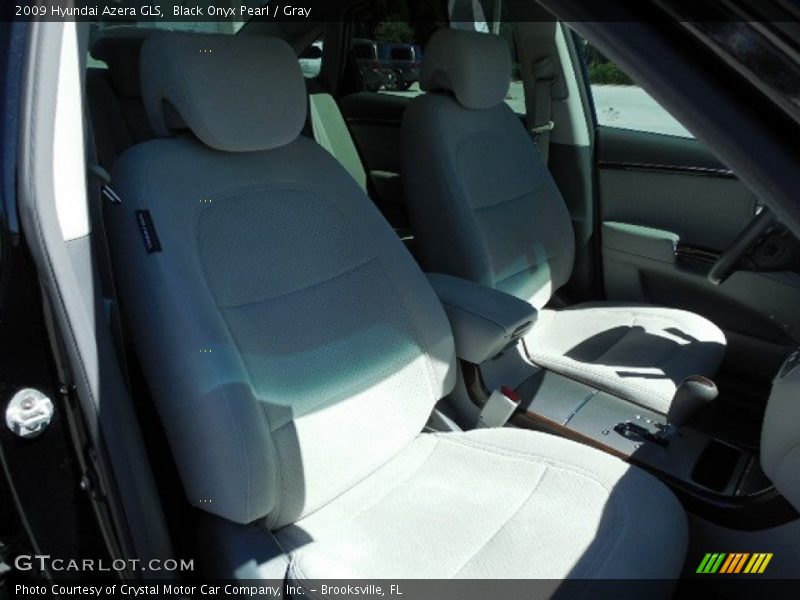Black Onyx Pearl / Gray 2009 Hyundai Azera GLS