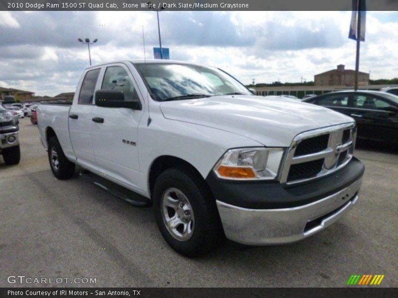 Stone White / Dark Slate/Medium Graystone 2010 Dodge Ram 1500 ST Quad Cab