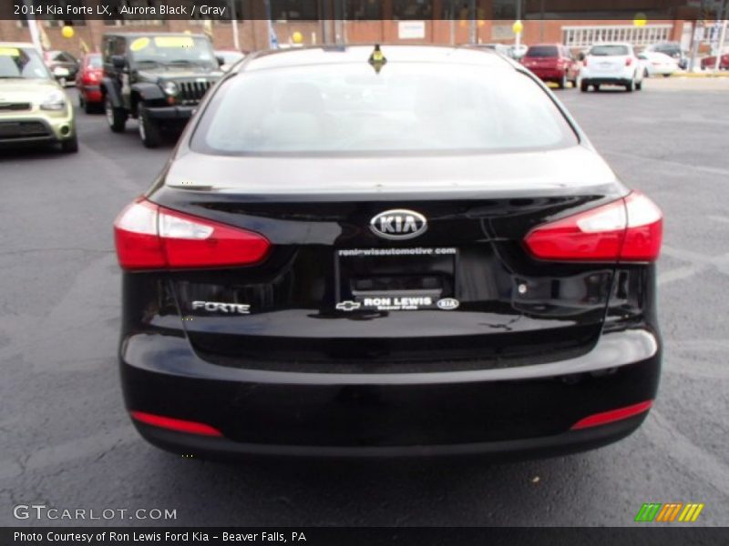 Aurora Black / Gray 2014 Kia Forte LX