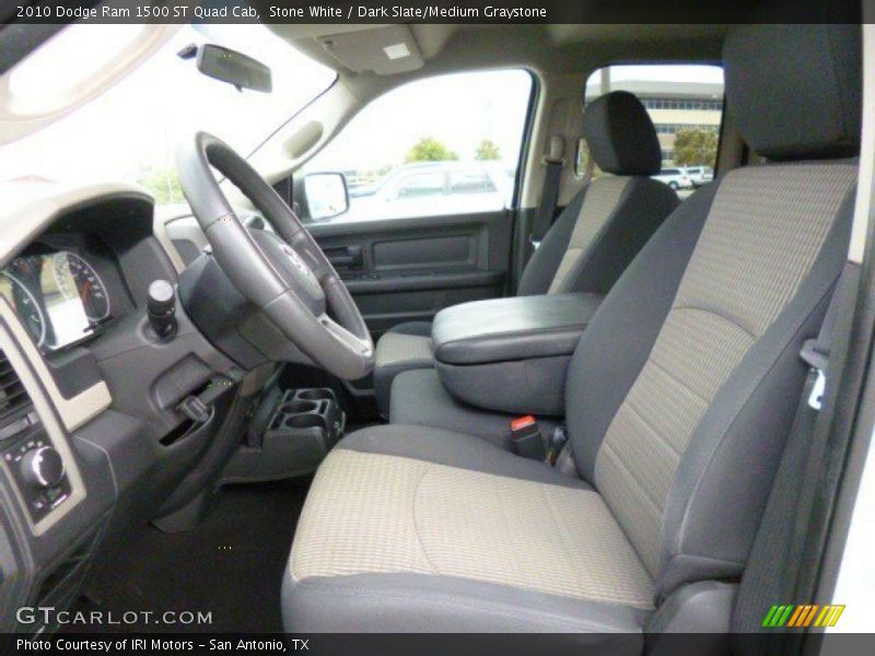 Stone White / Dark Slate/Medium Graystone 2010 Dodge Ram 1500 ST Quad Cab