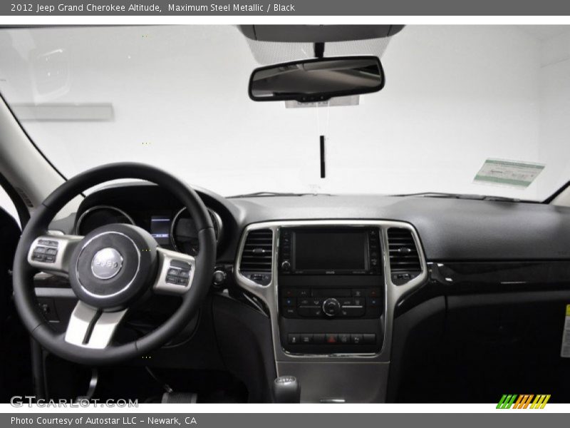 Maximum Steel Metallic / Black 2012 Jeep Grand Cherokee Altitude