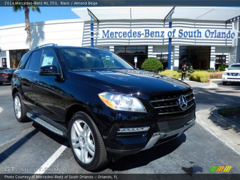 Black / Almond Beige 2014 Mercedes-Benz ML 350