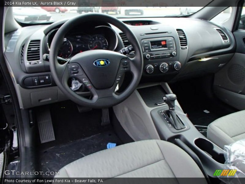 Gray Interior - 2014 Forte LX 