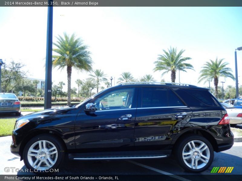 Black / Almond Beige 2014 Mercedes-Benz ML 350