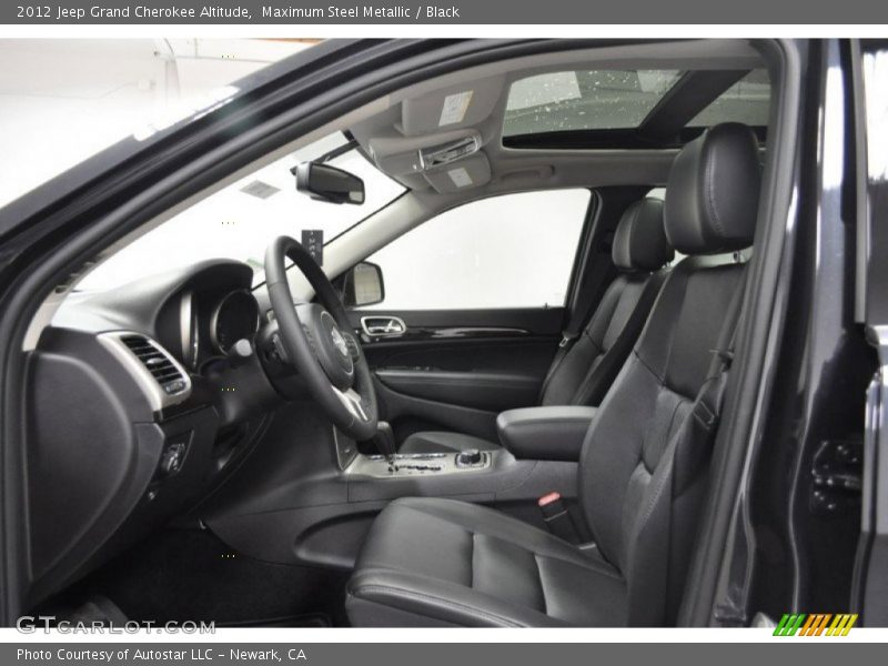 Maximum Steel Metallic / Black 2012 Jeep Grand Cherokee Altitude