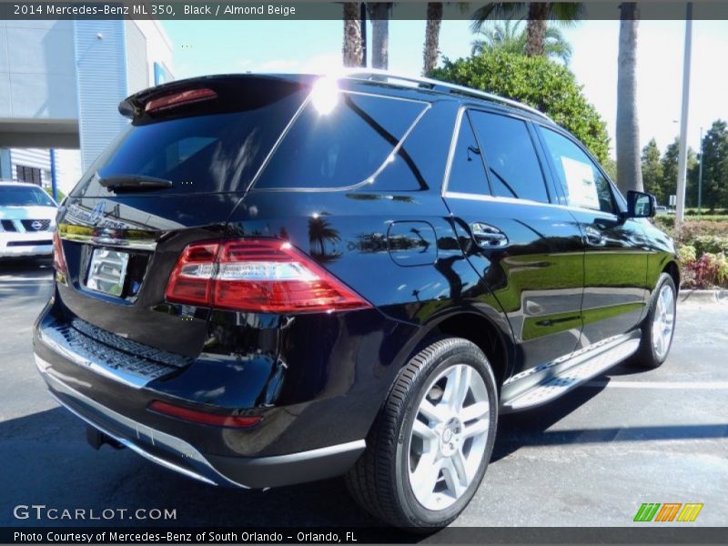 Black / Almond Beige 2014 Mercedes-Benz ML 350
