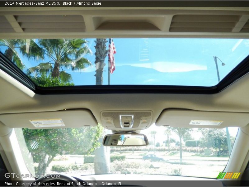 Black / Almond Beige 2014 Mercedes-Benz ML 350