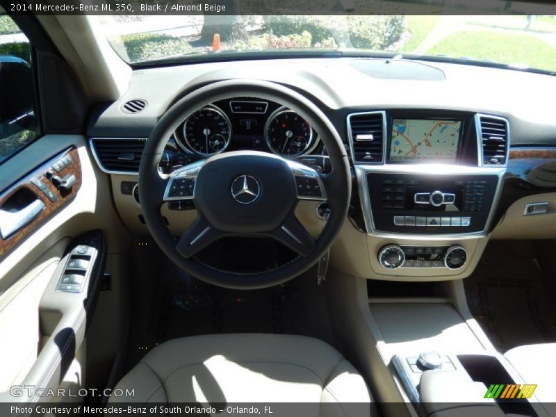 Black / Almond Beige 2014 Mercedes-Benz ML 350