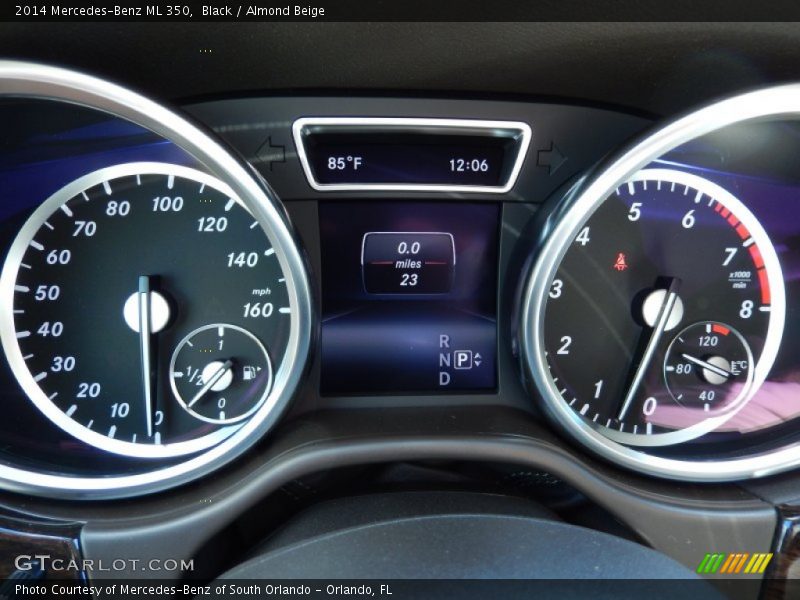 Black / Almond Beige 2014 Mercedes-Benz ML 350