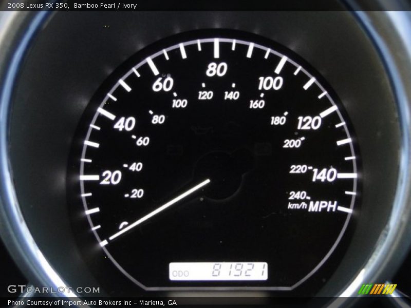 Bamboo Pearl / Ivory 2008 Lexus RX 350