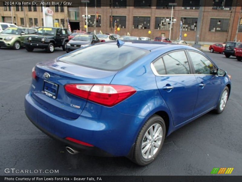 Abyss Blue / Gray 2014 Kia Forte EX