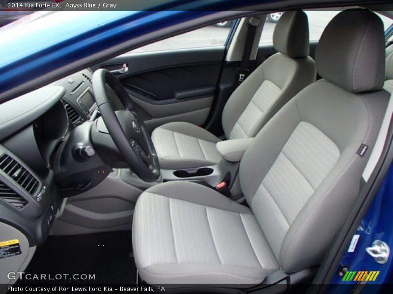 Abyss Blue / Gray 2014 Kia Forte EX