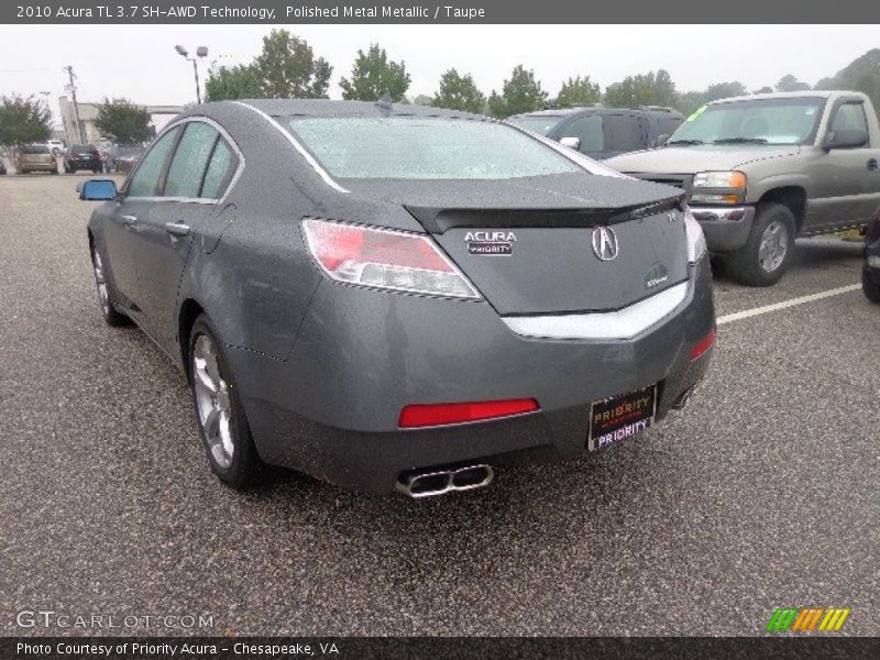 Polished Metal Metallic / Taupe 2010 Acura TL 3.7 SH-AWD Technology